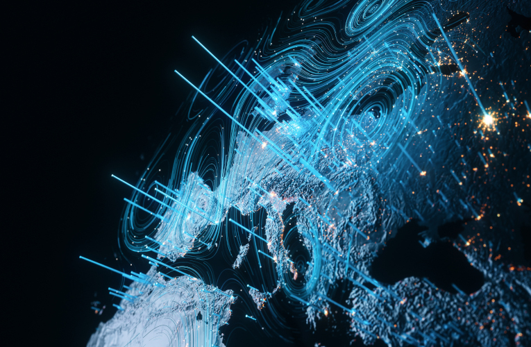 Data Illustration over Europe