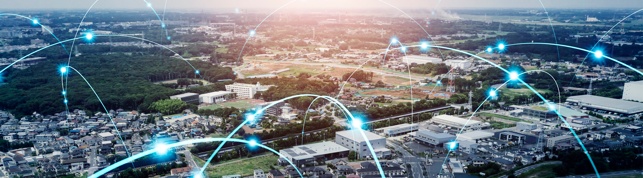 City representing the use of Advanced Metering Infrastructure and AMI systems